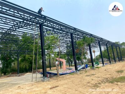 ทำโคลงเหล็กหลังคาโรงเรียน_07