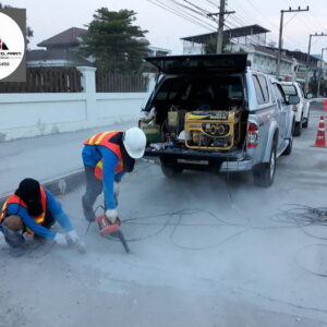 ซ่อมแซมรอยร้าวถนนคอนกรีต Epoxy injection-10