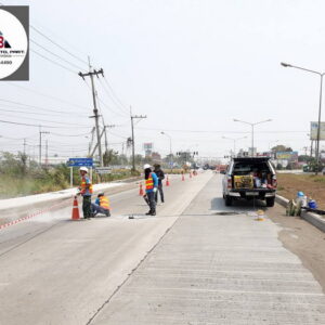 ซ่อมแซมรอยร้าวถนนคอนกรีต Epoxy injection-13