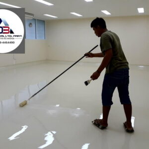 พื้น Epoxy Self Leveling หนา 2 มิล