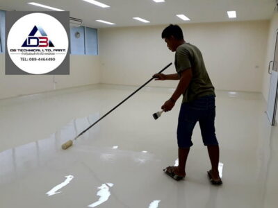 พื้น Epoxy Self Leveling หนา 2 มิล