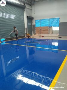 พื้น epoxy coating 2 มิล-