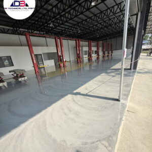 ทำพื้น epoxy ศูนย์รถยนต์มิตซู-05