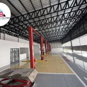 ทำพื้น epoxy ศูนย์รถยนต์