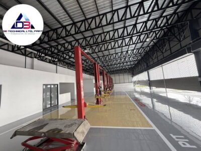 ทำพื้น epoxy ศูนย์รถยนต์