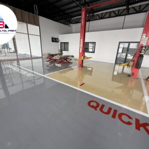 ทำพื้น epoxy ศูนย์รถยนต์มิตซู-08