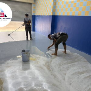 ทำพื้น Epoxy ศูนย์จำหน่ายรถ จ.นครปฐม-08