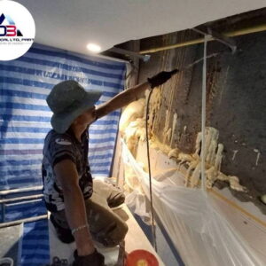 ซ่อมสระน้ำรั่วซึม PU Foam Injection-07